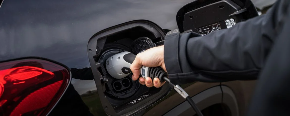 Mercedes-Benz EQA charging point