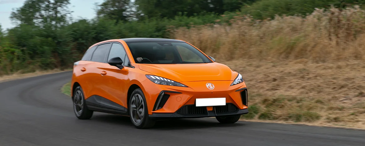 2022 MG4 EV driving