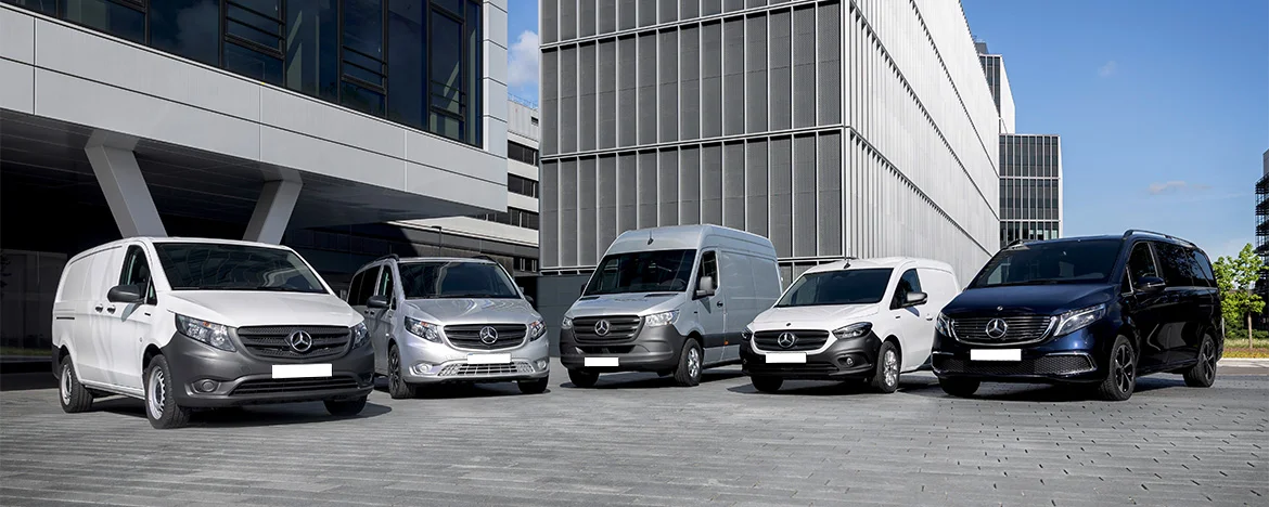 Mercedes-Benz electric van line-up