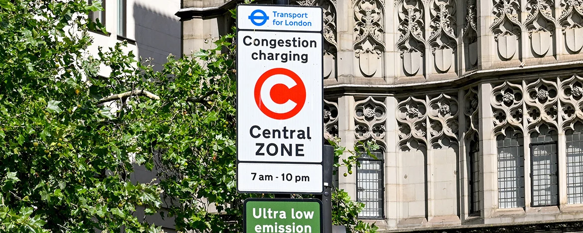 congestion charge sign