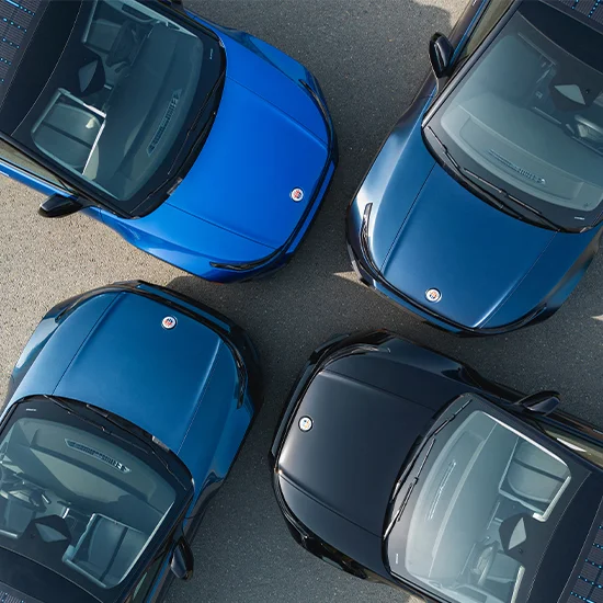 Fisker Ocean from above